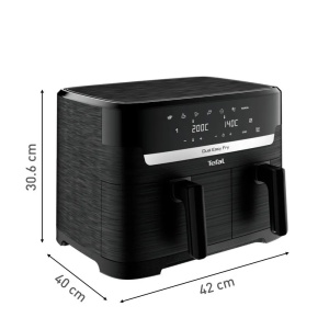 Friteuză cu Aer Cald Dublă Tefal Dual Easy Fry Grill EY901N10 – 7L, Gătire Rapidă și Sănătoasă, Funcție Grill - Img 2