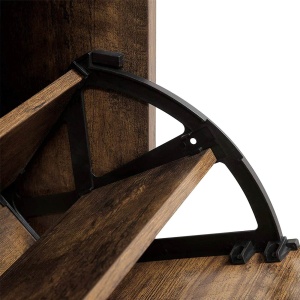 Pantofar Vasagle LBC030X01 – dulap încălțăminte maro, 3 compartimente (60×24×120 cm) - Img 4