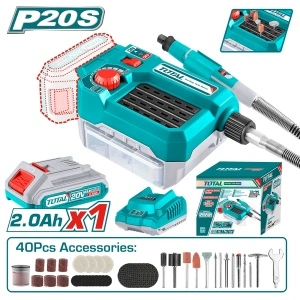 Polizor unghiular / biax TOTAL 20 V – mini polizor compact cu acumulator