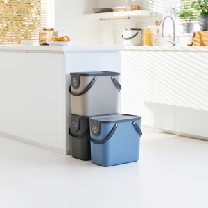 Rotho Albula 25 L – coș/depozit organizator multifuncțional, plastic reciclabil - Img 2