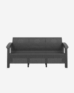 Set RELAX GARDEN – Mobilier de Grădină cu Canapea, Fotolii și Măsuță pentru 5 Persoane