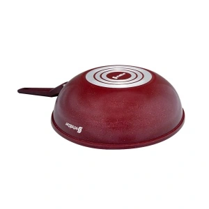 Tigaie wok Schmitter cu interior ceramic 28 cm – Ideală pentru gătit sănătos și rapid