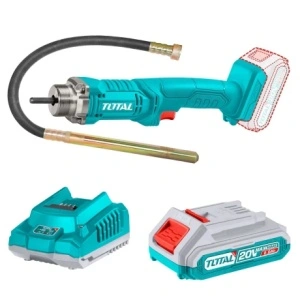 Vibrator de Betoane pe Acumulator 20V Furtun 120cm Total Industrial TCVLI2023011