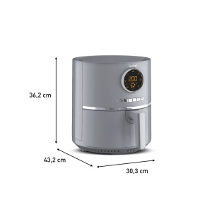 Friteuza cu aer cald Tefal Ultra Fry Digital EY111B15, 8 programe, capacitate 4.2L, temperatura ajustabila, timer 60 minute - Img 2