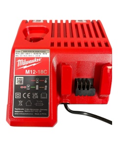 Încărcător original Milwaukee M12‑18 C – pentru acumulatori Li‑Ion 12 V / 18 V - Img 1