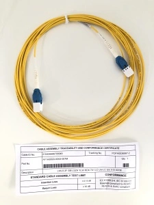 Patch Cord Fibra Optică AFL Hyperscale Single‑Mode LC‑LC 7 m – OS2 9/125