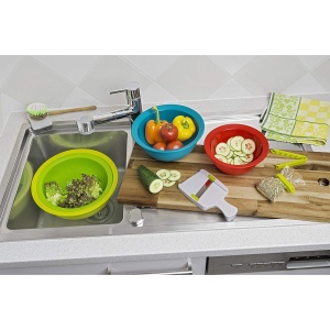 Răzătoare Rotho BASIC 18 × 10 cm – oțel inox și plastic - Img 3