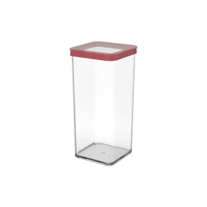 Rotho LOFT Premium Dose Quadr 1.5 L – recipient transparent etanș cu capac siliconic