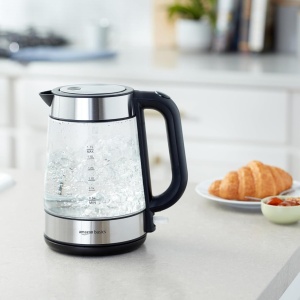 Cana Electrică din Sticlă Amazon Basics 1.7L 2200W – Fierbere Rapidă și Siguranță Sporită - Img 2