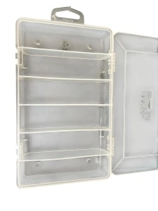 Cutie Organizator Bahco 6 Compartimente – Fabricată în Suedia, 22x13.5x3.5 cm, Ideală pentru Șuruburi și Accesorii Pescuit