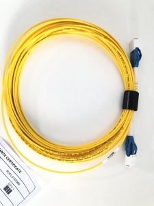 Patch cord fibra optica AFL HYPERSCALE single mode LC-LC 12 metri - Img 1
