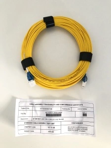 Patch cord fibră optică AFL Hyperscale Single Mode LC-LC 40 metri – Conectivitate rapidă și fiabilă