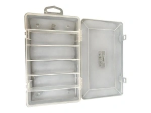 Cutie Organizator Bahco 6 Compartimente – Fabricată în Suedia, 22x13.5x3.5 cm, Ideală pentru Șuruburi și Accesorii Pescuit