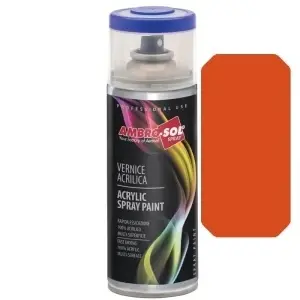 Spray Vopsea Acrilică Premium AMBRO-SOL V400, Portocaliu Pur (RAL 2004), 400ml