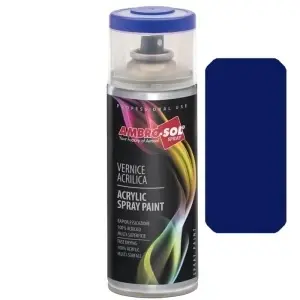 Spray Vopsea Acrilică Universală AMBRO-SOL V400, Albastru Noapte / Închis (RAL 5022), 400ml