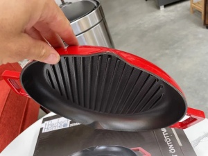 Tigaie fontă emailată Perfect Home 31 cm – durabilitate, distribuție uniformă și versatilitate - Img 3