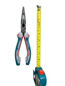 Clește Universal TOTAL cu varf ascutit (200 mm) – Cr-V, mâner ergonomic, tăiere & prindere