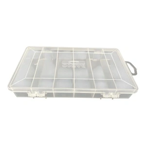 Cutie Organizator Bahco 6 Compartimente – Fabricată în Suedia, 22x13.5x3.5 cm, Ideală pentru Șuruburi și Accesorii Pescuit