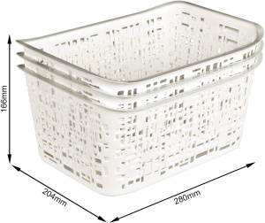 Rotho Urban set 3 bucati, 5 L, Plastic ,gri antracit 3 x 5 L (28.0 x 20.4 x 16.6 cm) - Img 2
