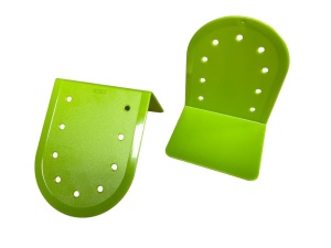 Set 2 colțare suport carte Rotho Bookend – plastic verde, organizare elegantă rafturi birou - Img 3