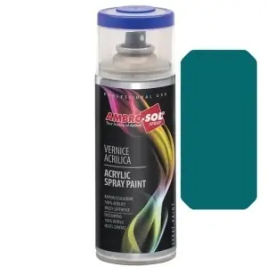 Spray Vopsea Acrilică Universală AMBRO-SOL V400, Albastru Apă (RAL 5021), 400ml