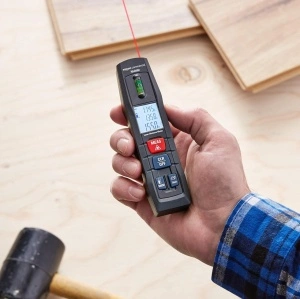 Telemetru electronic laser Amazon Comercial – ruletă digitală pentru măsurători precise
