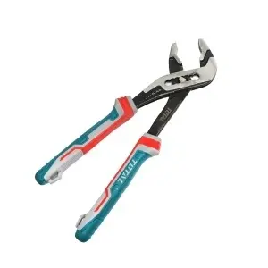Clește papagal Total Industrial 25 cm – reglabil, oțel Cr-V, mânere ergonomice