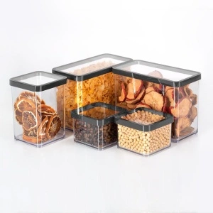Cutie depozitare Rotho Premium LOFT 3,2 L – capac etanș, design transparent