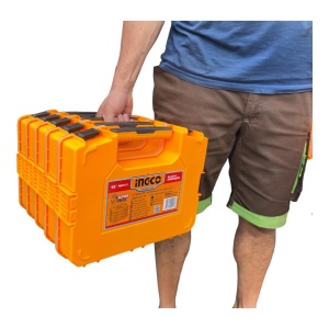 Cutie Organizator Stivuibil INGCO 37×29×6,5 cm suruburi sau accesorii pescuit - Img 3