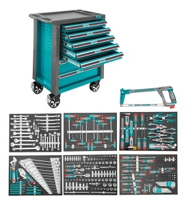 Dulap / Cărucior chei cu 328 Unelte Profesionale Total Industrial THPTCS73281