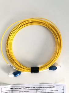 Patch cord fibra optica AFL HYPERSCALE single mode LC-LC 12 metri - Img 3