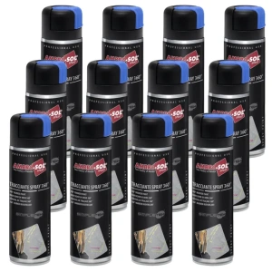 Set 12x Spray Marcaj Profesional Ambro-Sol 360°, Albastru Fluorescent, 500ml