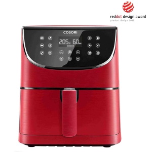 Friteuza cu aer cald Cosori Premium CP158-AF-RXR, 11 programe, 5.5 litri, 1700 W, Rosu - Img 1