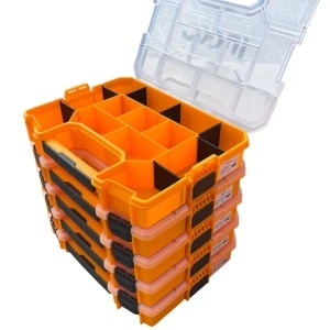 Organizator pentru Scule și Accesorii Stivuibil 37x29x6.5cm INGCO - Separatoare Detașabile, Plastic PP