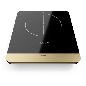 Plita portabila cu inductie Tesla IC401B, 25x25cm, 8 niveluri putere, senzor touch control, sistem de stingere automata, 2000W, Sticla, Negru - Img 2