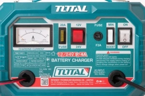 Redresor Auto 12V/24V, Curent 12A, Portabil, Total TBC1601