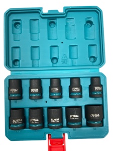Set 10 Tubulare CR-MO Negre Impact Total Industrial – Calitate Superioară pentru Uz Profesional - Img 1