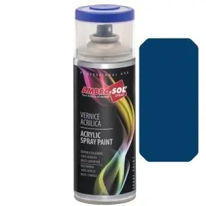 Spray Vopsea Acrilică Universală AMBRO-SOL V400, Albastru Gențiană (RAL 5010), 400ml