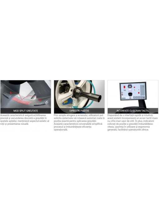 HOFMANN GEODYNA 7600p aparat echilibrare roti cu monitor Touchscreen - Img 2