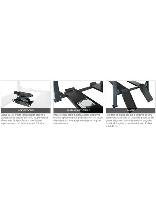 HOFMANN Quattrolift 4000WA elevator cu 4 coloane pentru reglare directie - Img 4