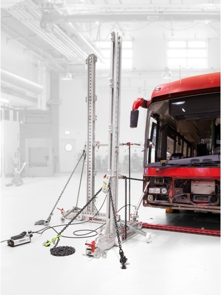 JOSAM Pulling tower for I-beam floor JO 3200 AL, turn pentru indreptat cabina camion - Img 4