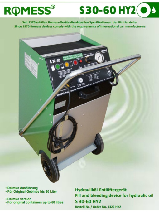 ROMESS S 30-60 HY2 RoTWIN Instalatie inlocuit lichid transmisie omologat Mercedes - Img 2