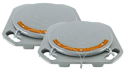 Set platouri rotative (turntable, platane) pentru reglare directie