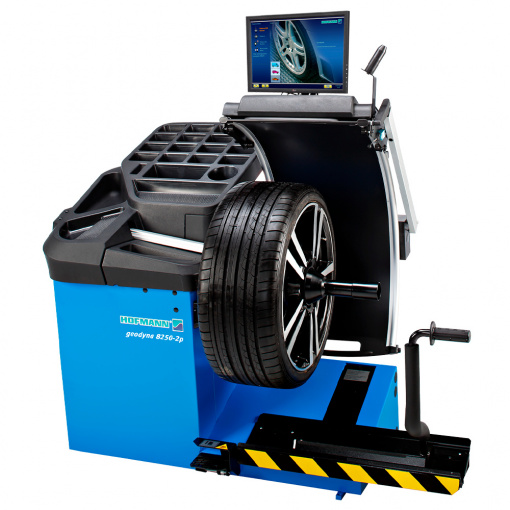 HOFMANN GEODYNA 8200-2P – Maşină pentru echilibrat roţi, de inalta productivitate + diagnoza Run-Out