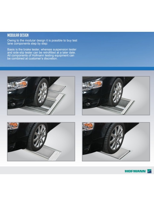 HOFMANN SAFELANE 204RP + CONTACTEST stend pentru testare frana si suspensie - Img 6