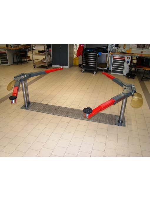 JAB TwinRam 35 S2/2500 elevator incastrat cu 2 cilindrii, 3500 kg - Img 3