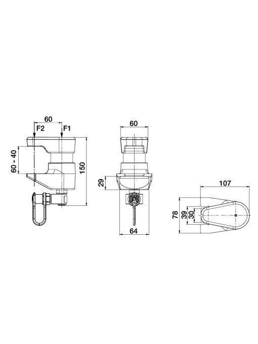 JOSAM I-BE57-39 extractor articulatie sferica cu actionare hidraulica - Img 4