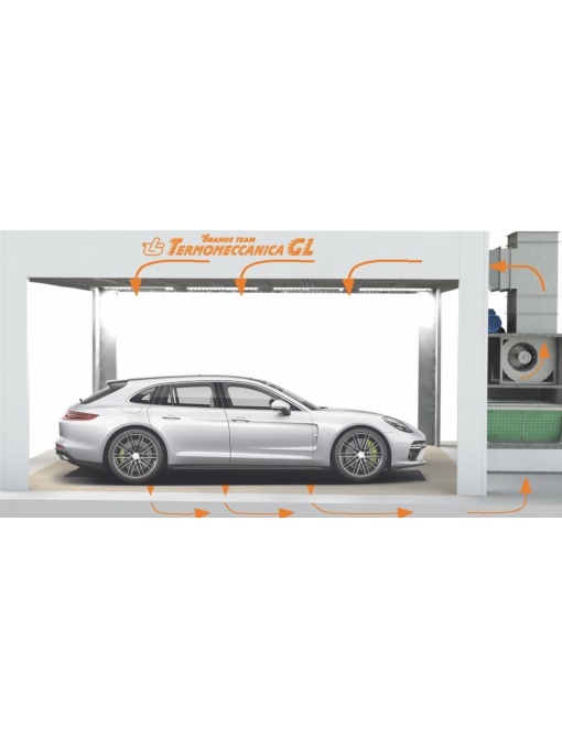 METRON PREP107 Spatiu pregatire vopsire cu plenum si bazament - Img 2