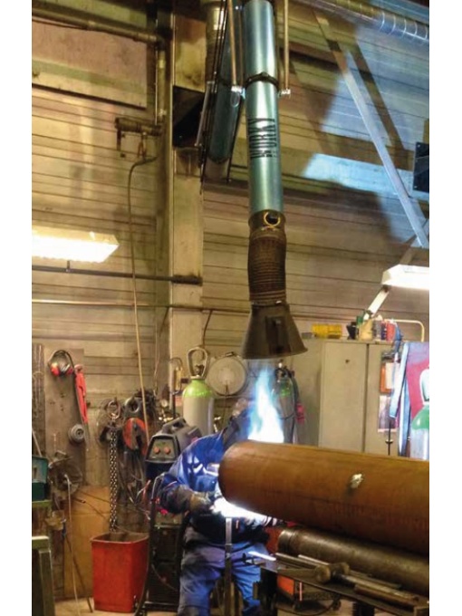 brat evacuare fum sudura