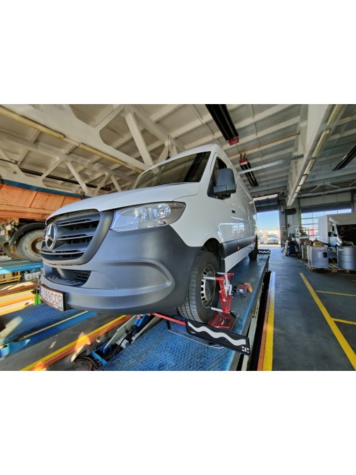 reglare directie camion cu aparat 3d
